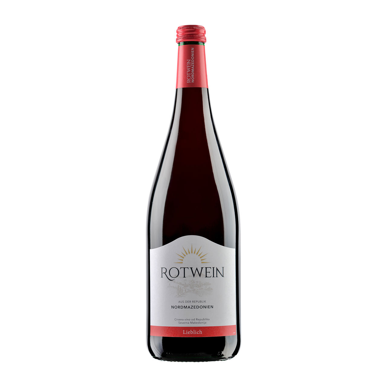 Rotweincuvée Nordmazedonien