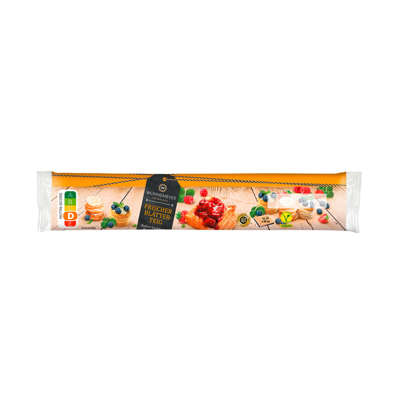 Frischer Blätterteig