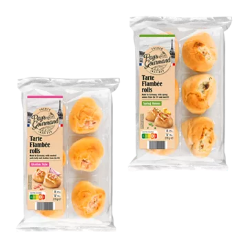 Flammkuchenschnecken