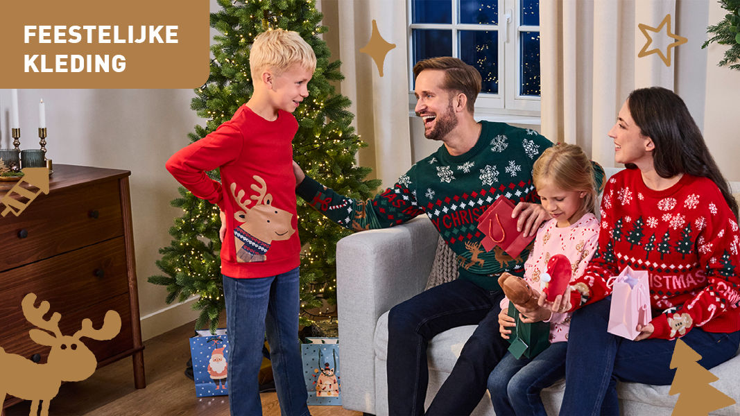 Feestelijke kersttruien en feestkleding voor tijdens de kerstdagen
