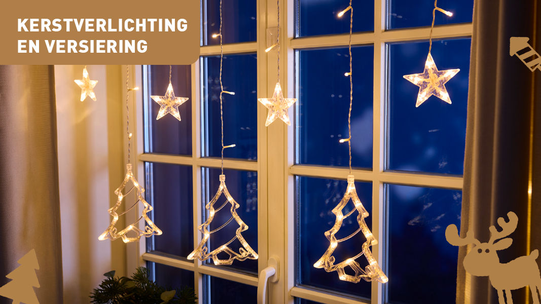 Kerstverlichting en -versiering