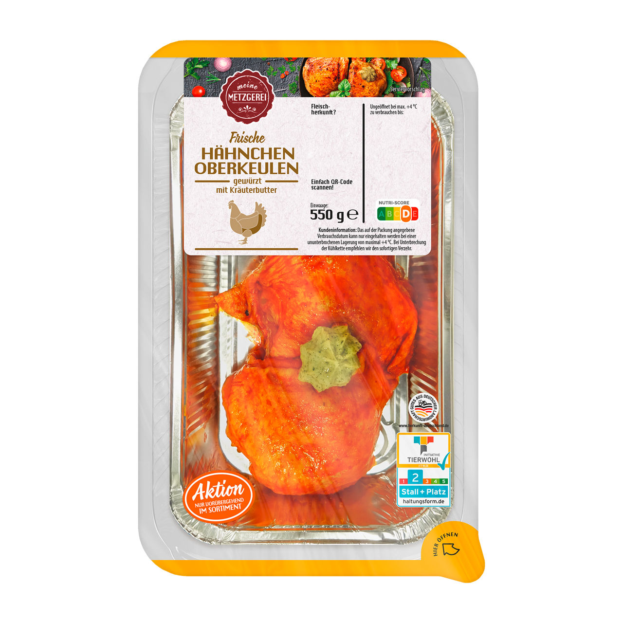  Hähnchen-Oberkeulen