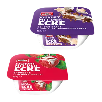 Joghurt mit der Ecke