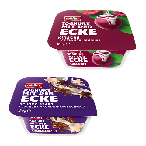 Joghurt mit der Ecke