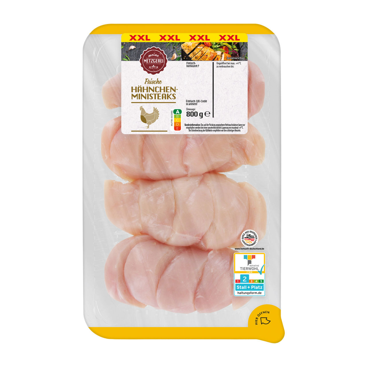  Hähnchen-Ministeaks XXL