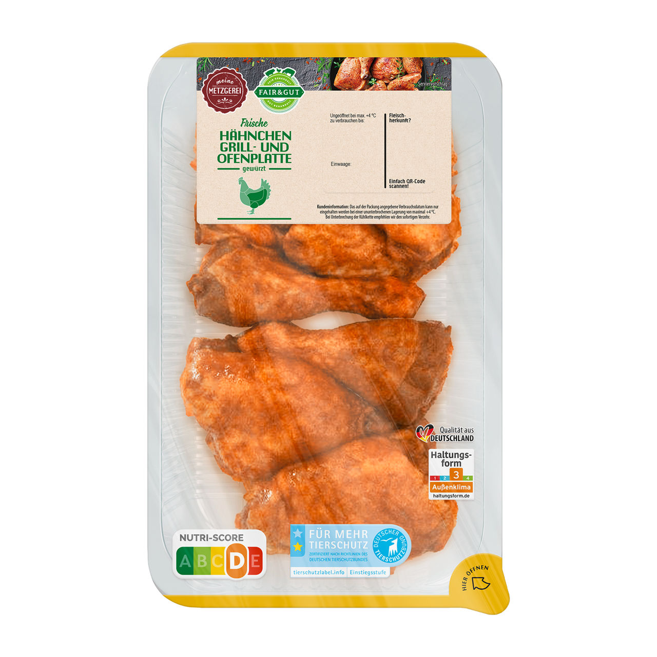 Hähnchen-Grill-und-Ofenplatte