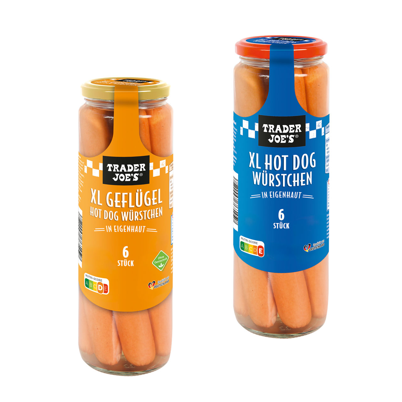  Hot-Dog-Würstchen XL
