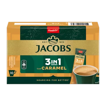 Kaffee-Sticks 3 in 1 Caramel