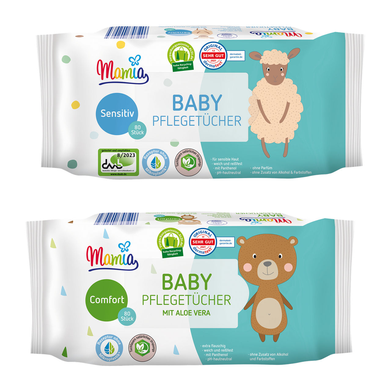 Baby-Pflegetücher
