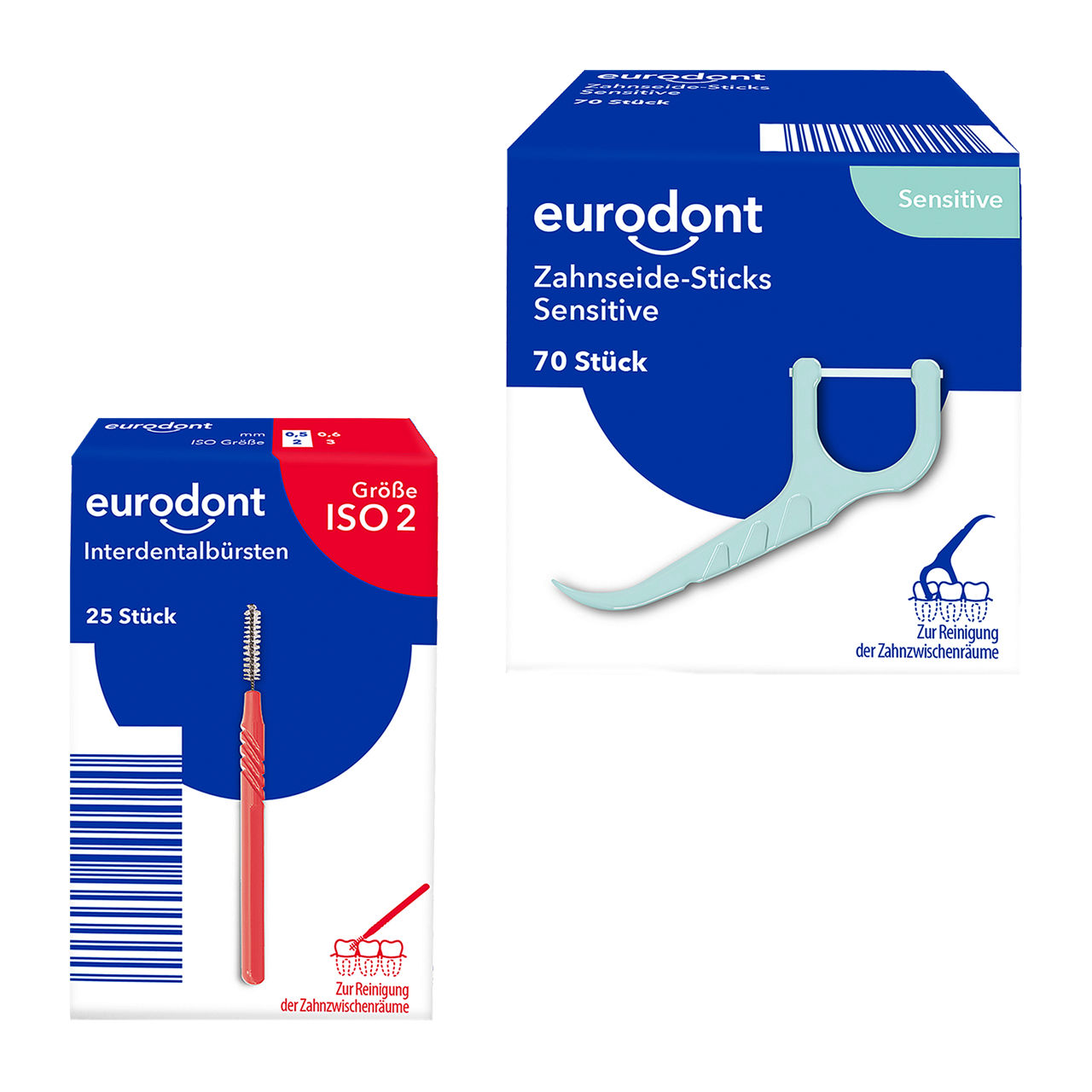 Interdentalbürsten / Zahnseide / Zahnseide-Sticks