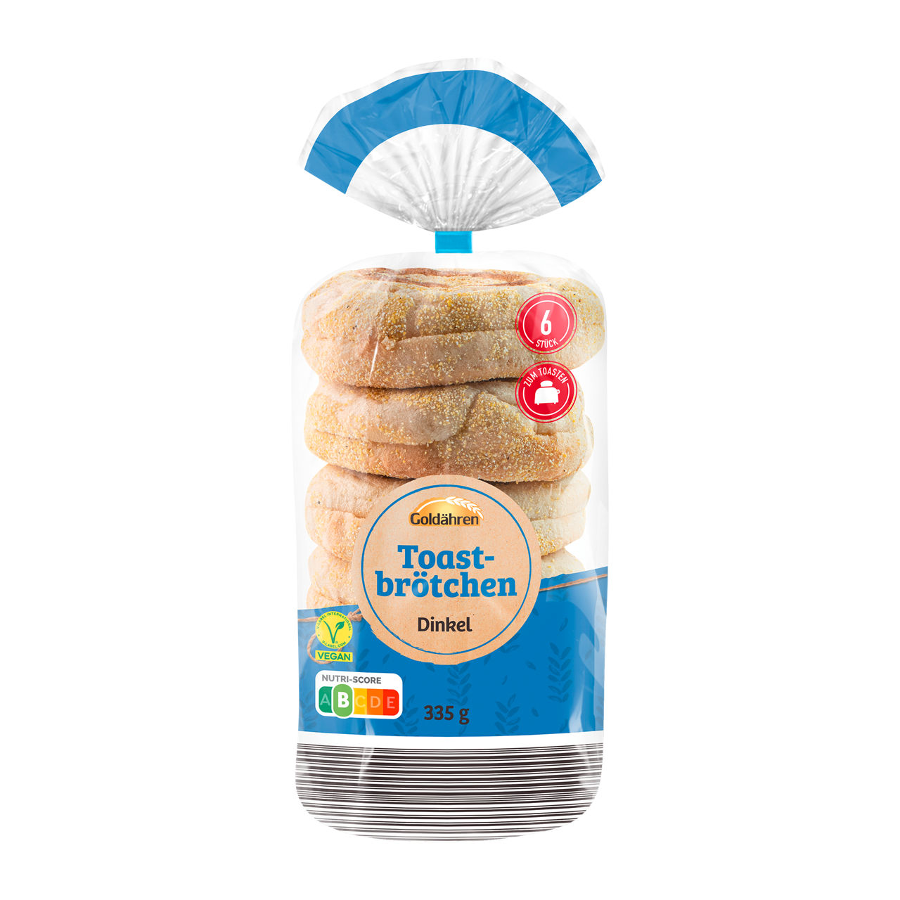 Toastbrötchen Dinkel