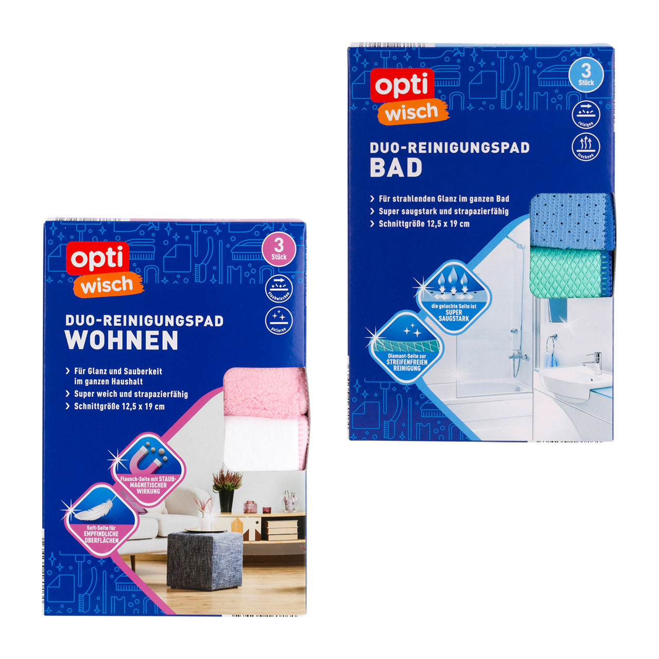 Duo-Reinigungspads