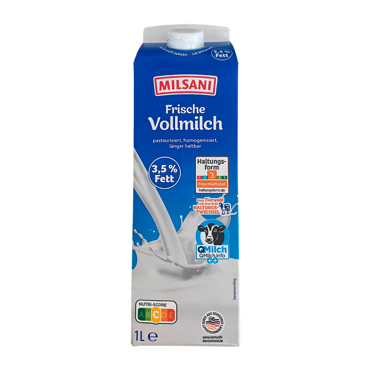 Frische Vollmilch