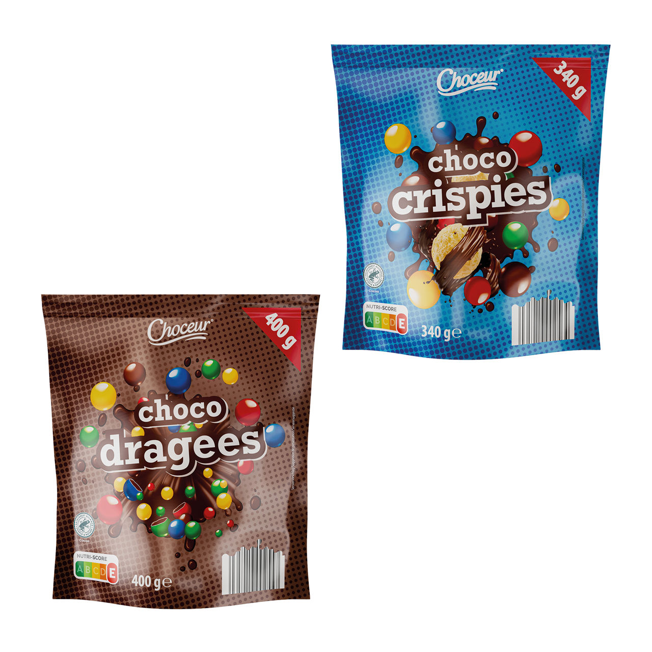 Crispies / Schokolinsen