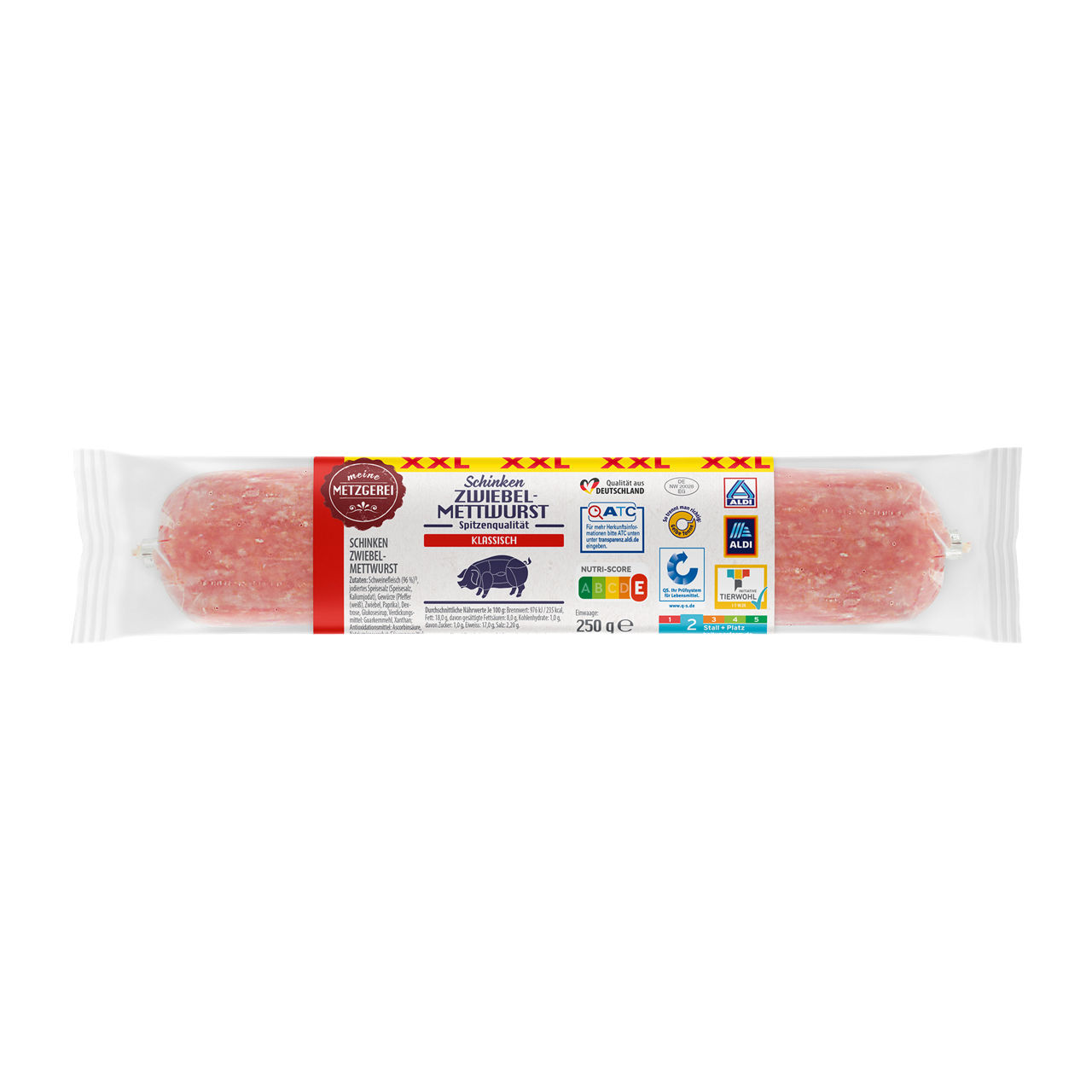  Schinken-Zwiebelmettwurst XXL