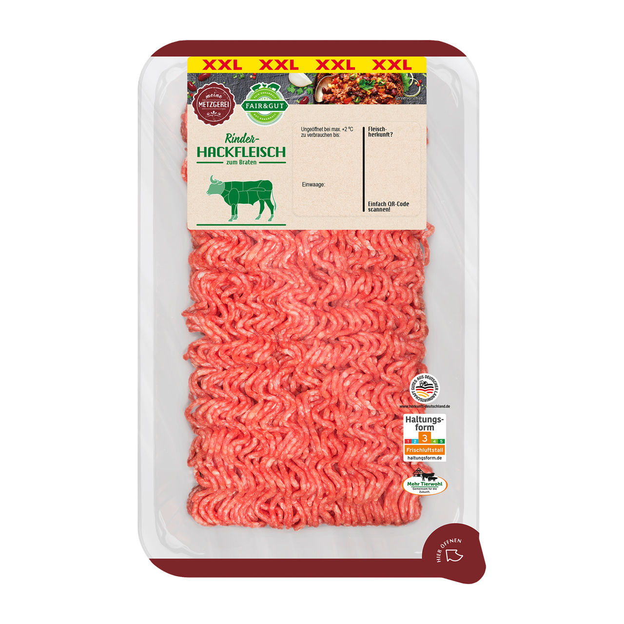  Rinderhackfleisch XXL