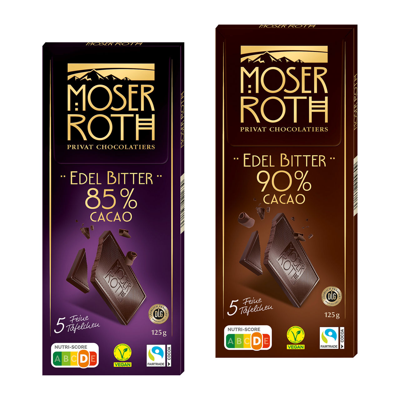 Edel-Bitter-Chocolade 85 % / 90 %