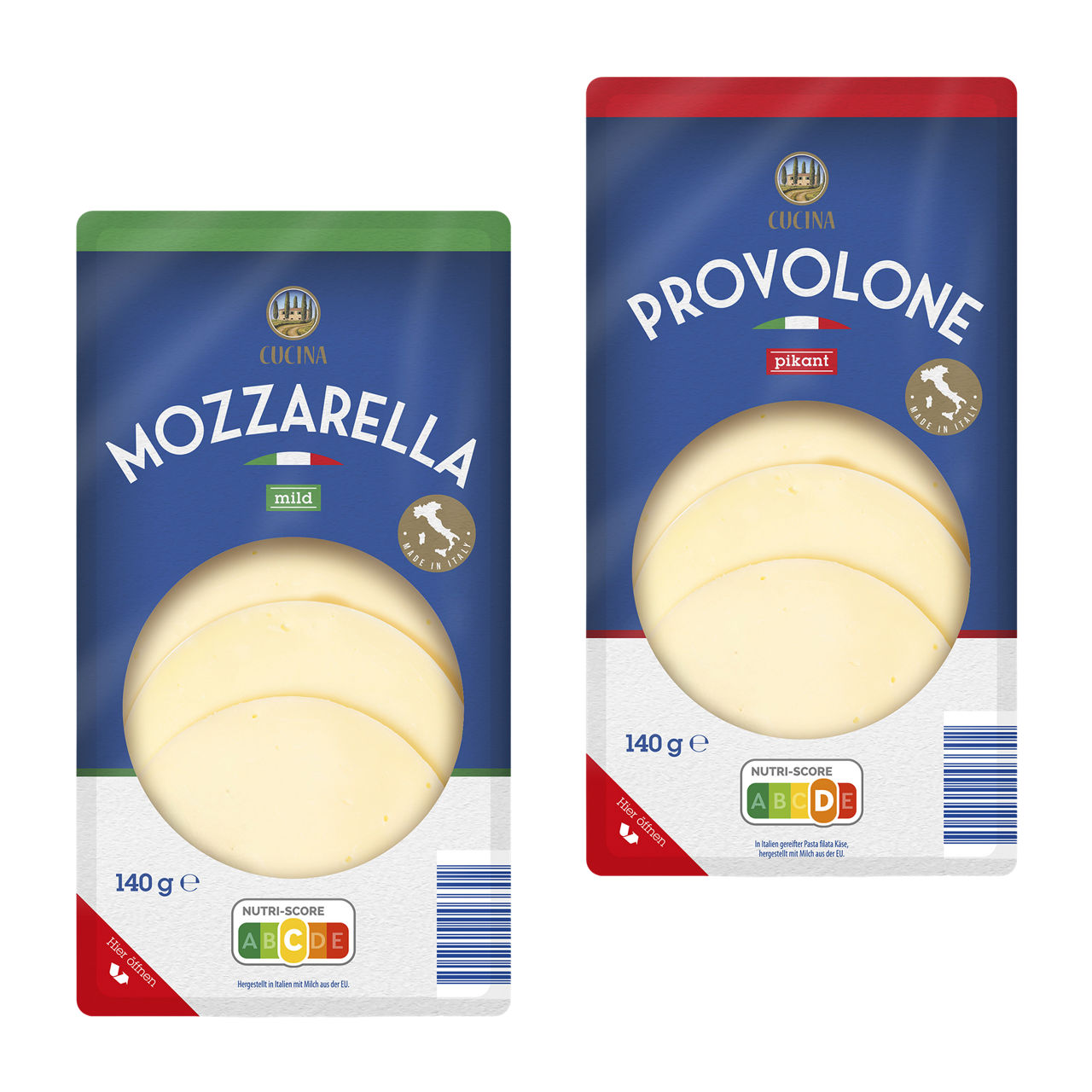  Italienischer Schnittkäse