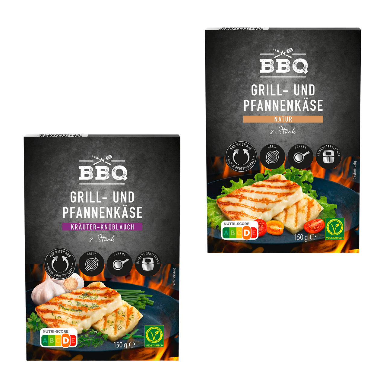 Grill- und Pfannenkäse