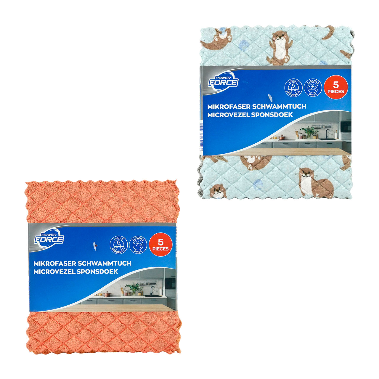  Mikrofaser-Schwammtücher