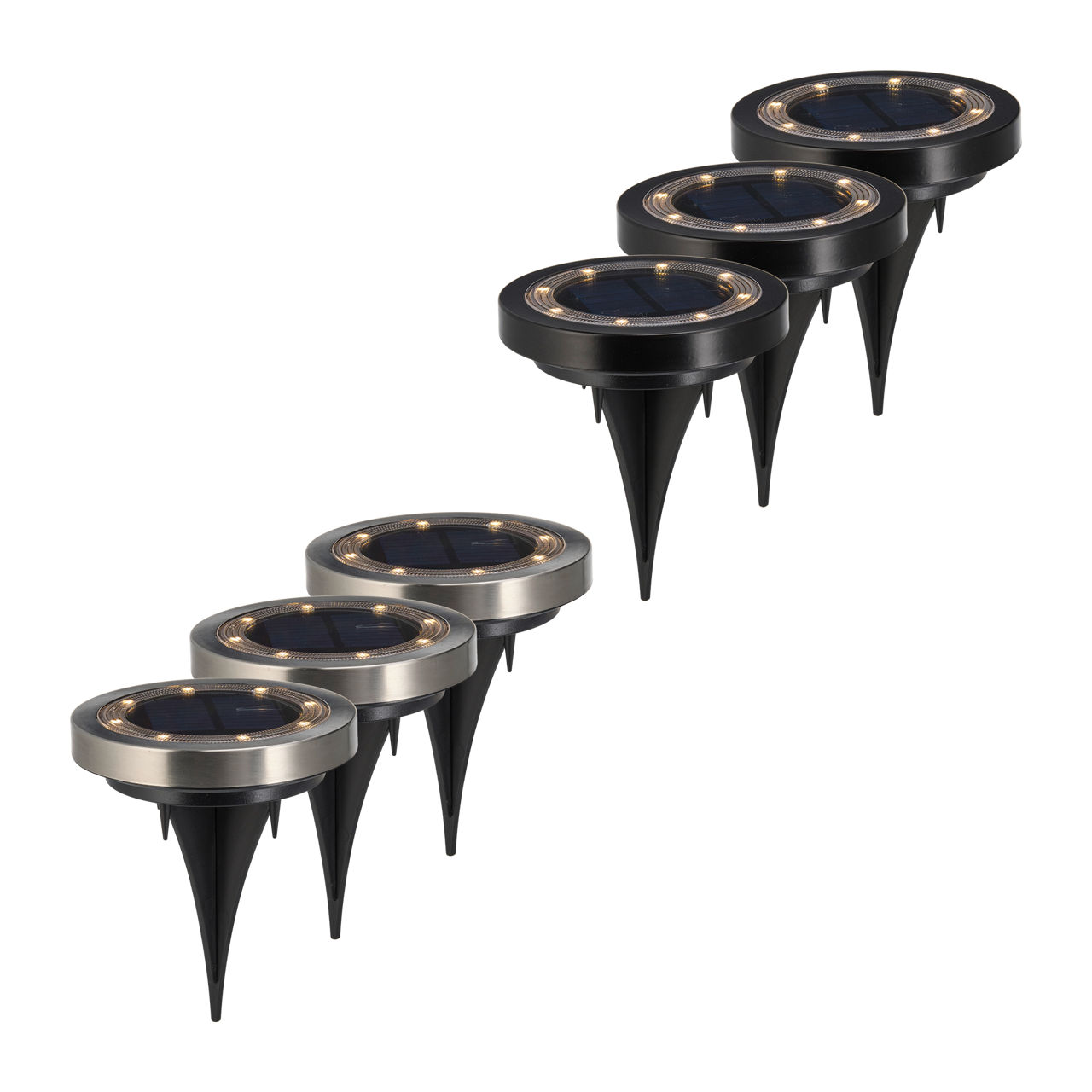  Solar-Pfadscheibenleuchten