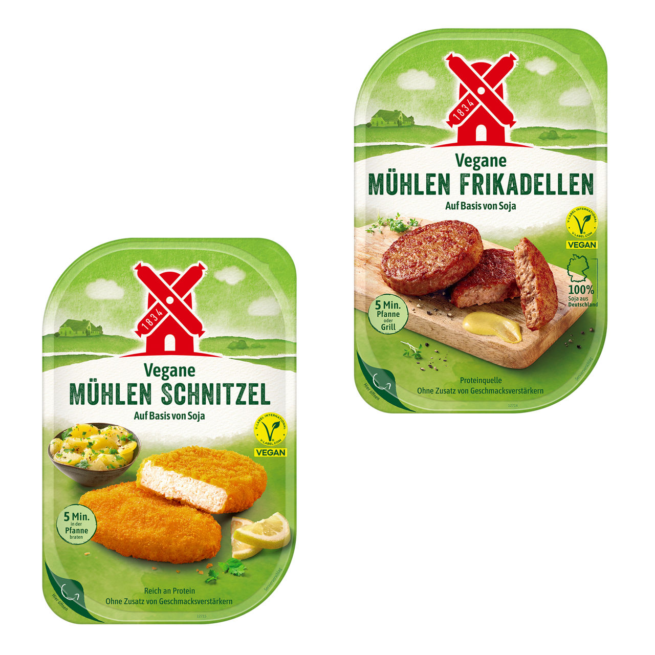 Vegane Pfannenartikel