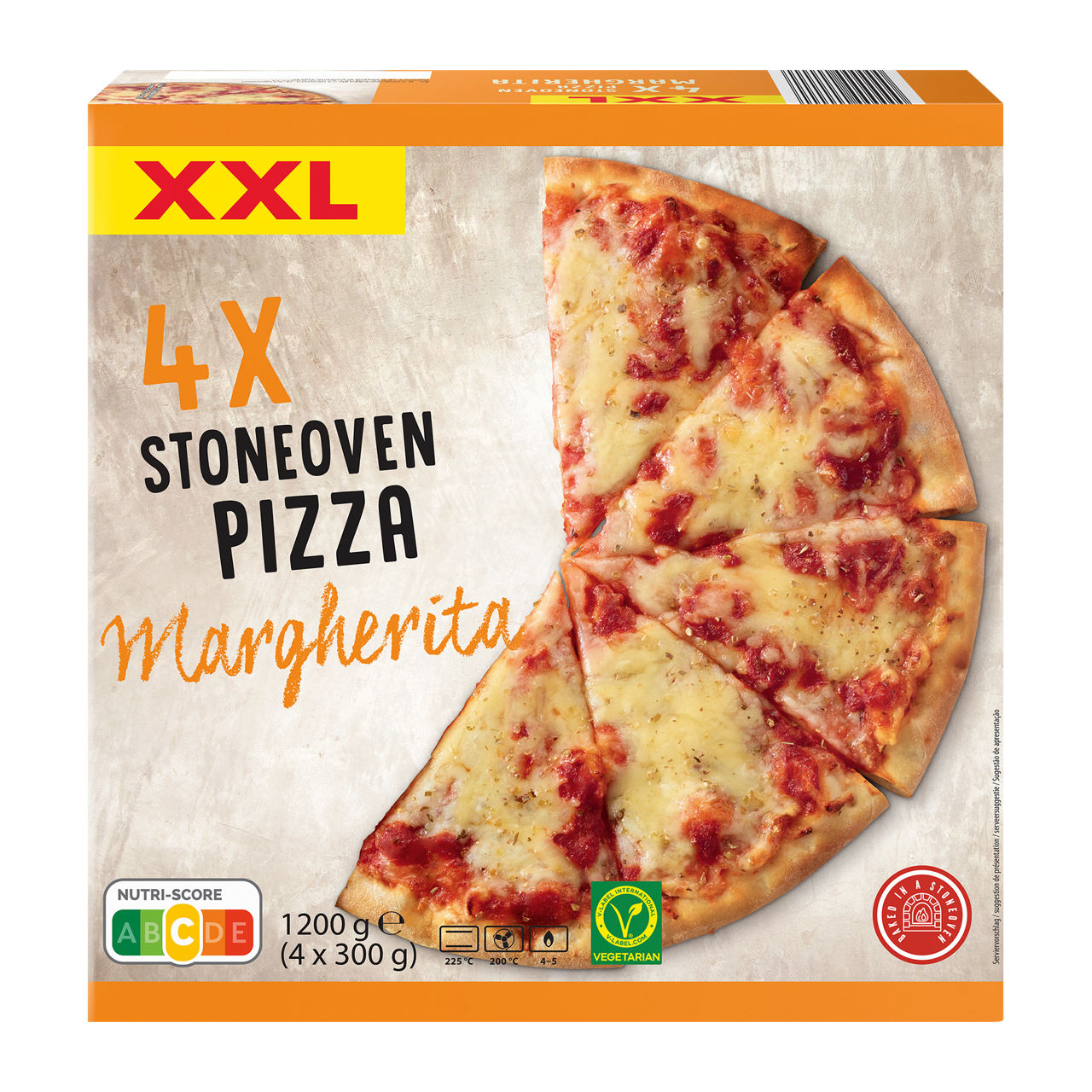  Steinofenpizza Margherita XXL