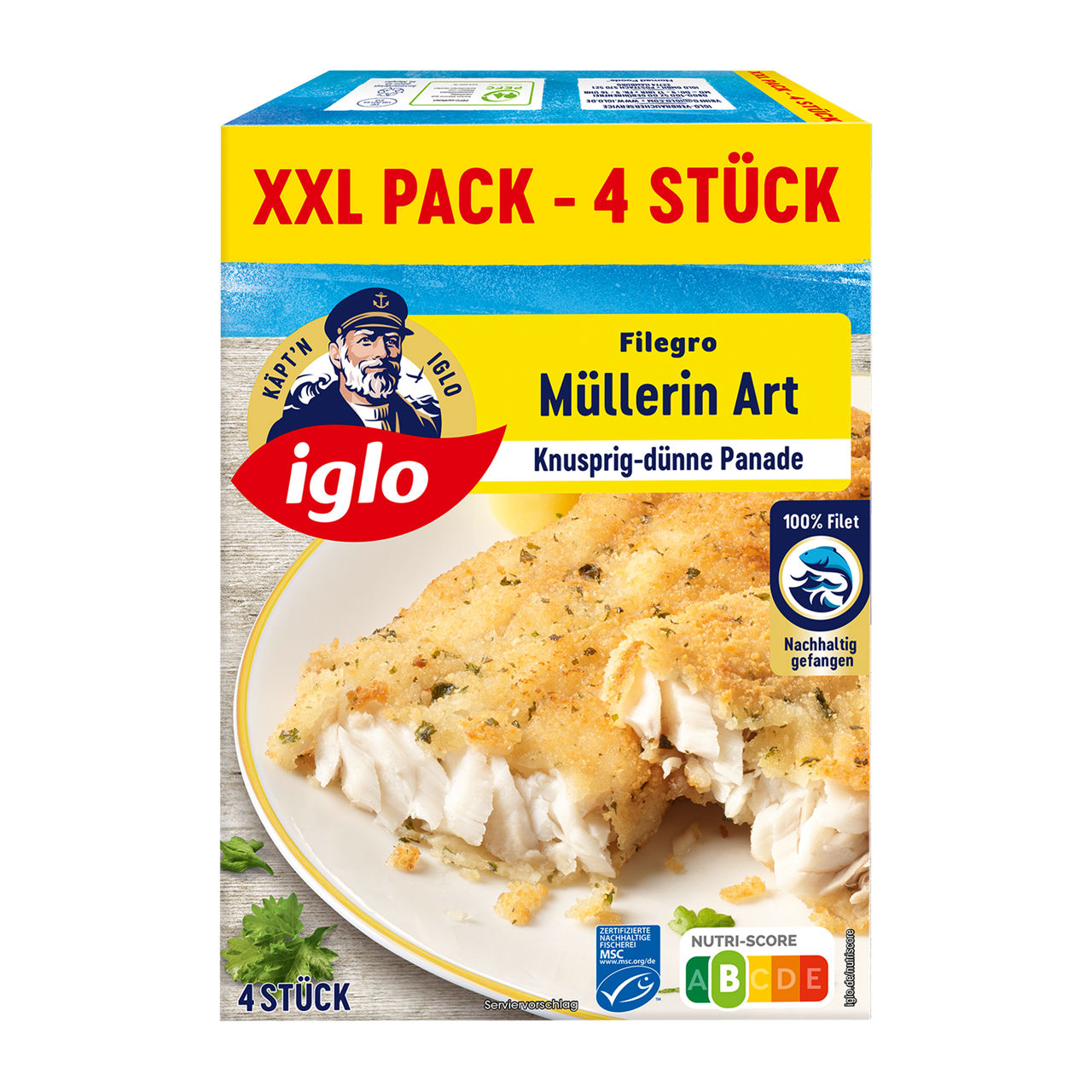  Ofenbackfisch Müllerin-Art XXL