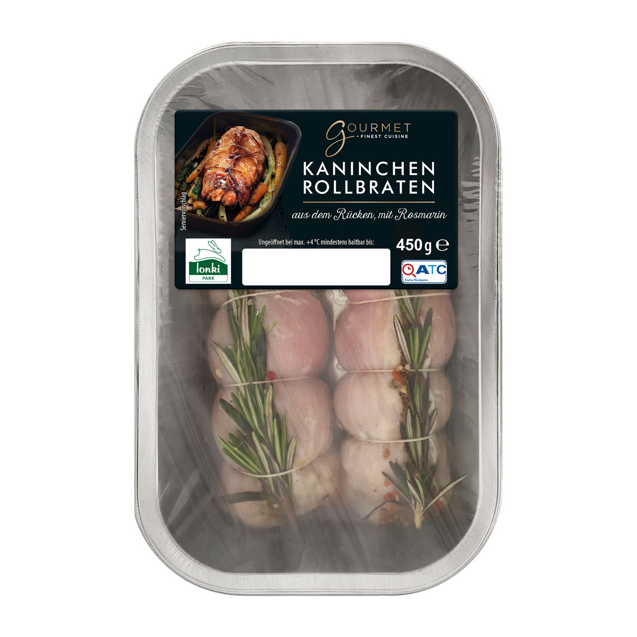  Kaninchen-Rollbraten