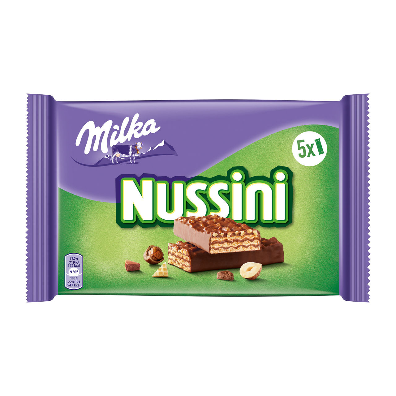  Schoko-Riegel Nussini