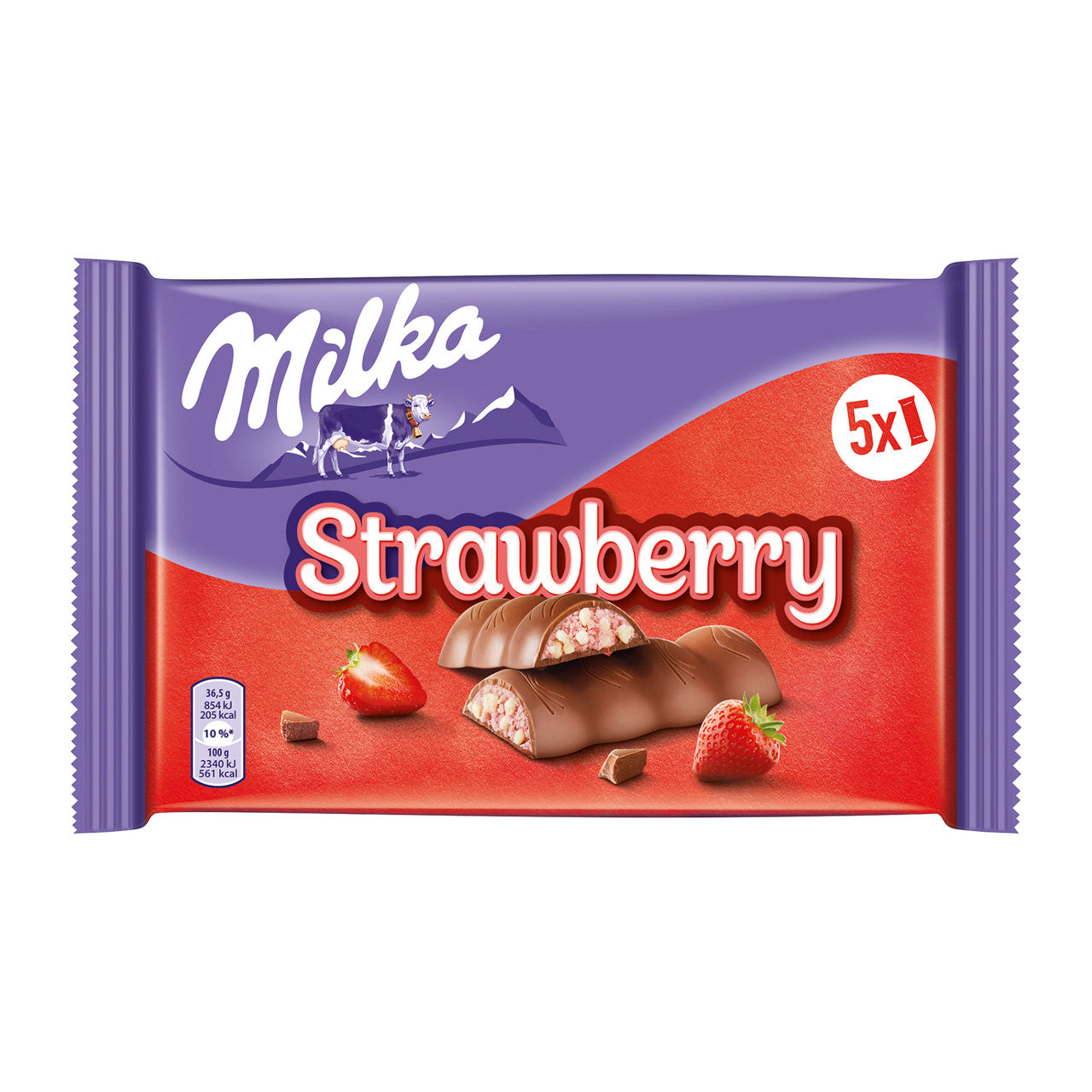  Schoko-Riegel Erdbeere