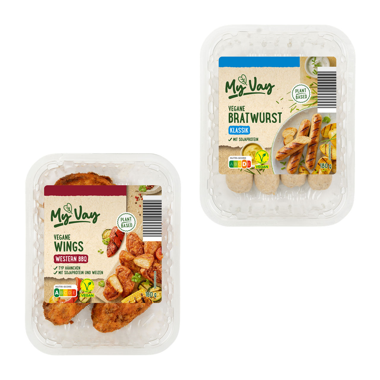 Vegane Wings / Bratwurst
