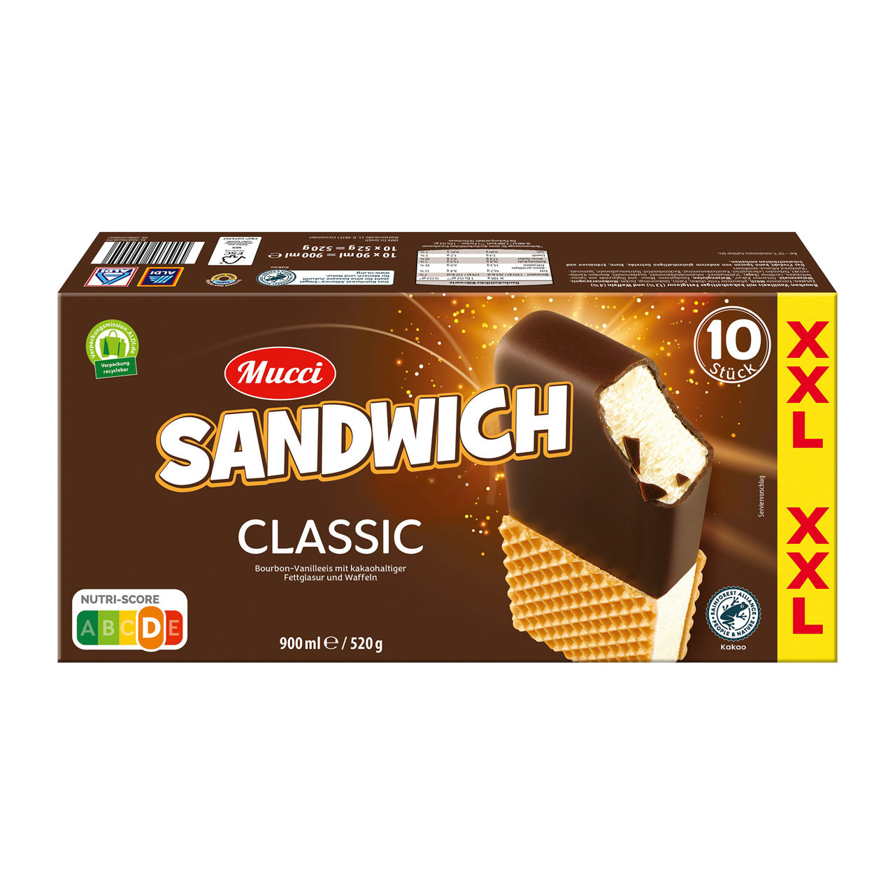  Sandwich-Eis XXL