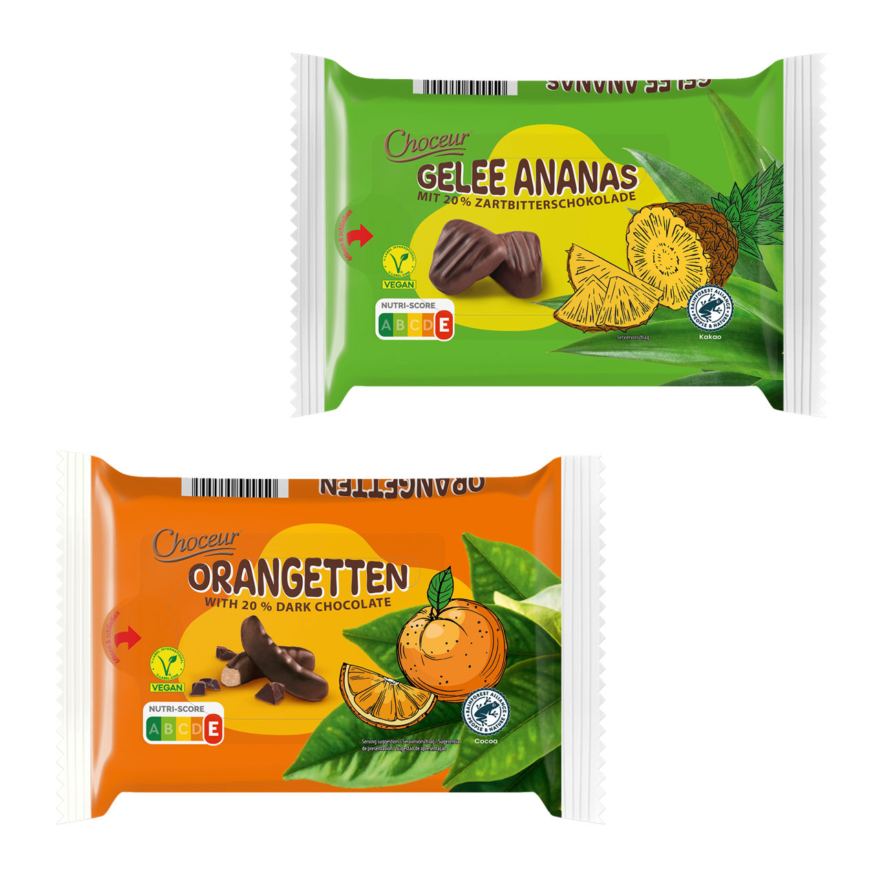  Orangetten / Gelee-Ananas