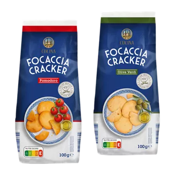 Focaccia-Cracker
