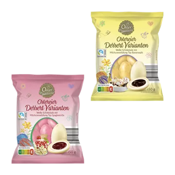 Ostereier Dessert-Varianten