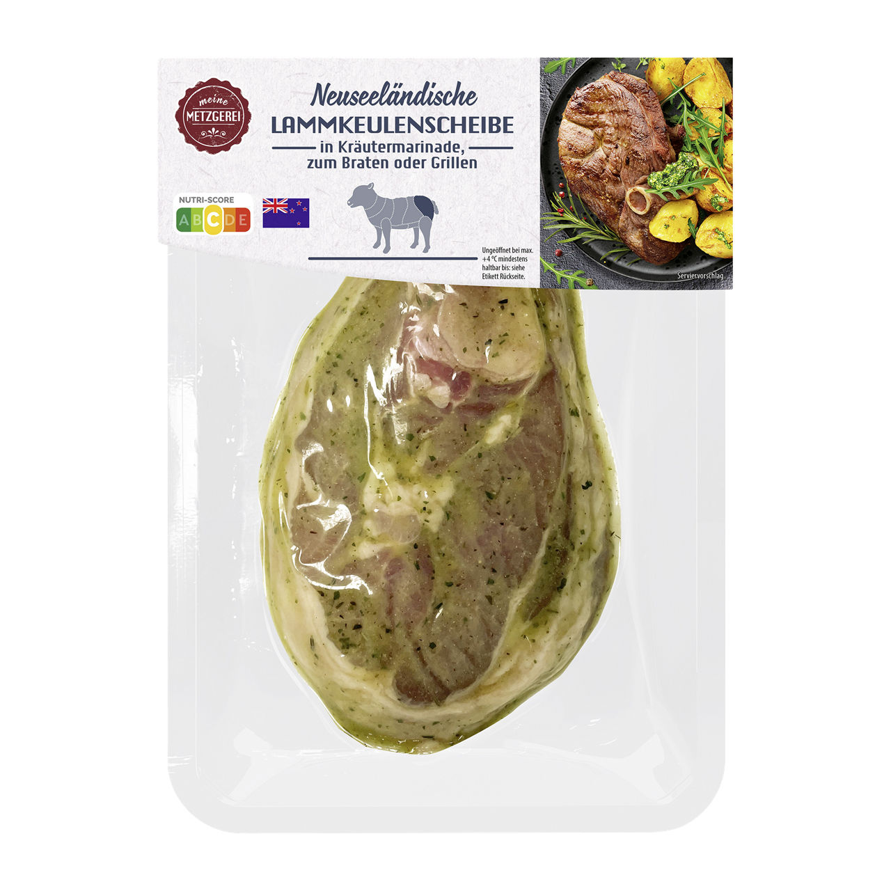 Lammkeulenscheibe