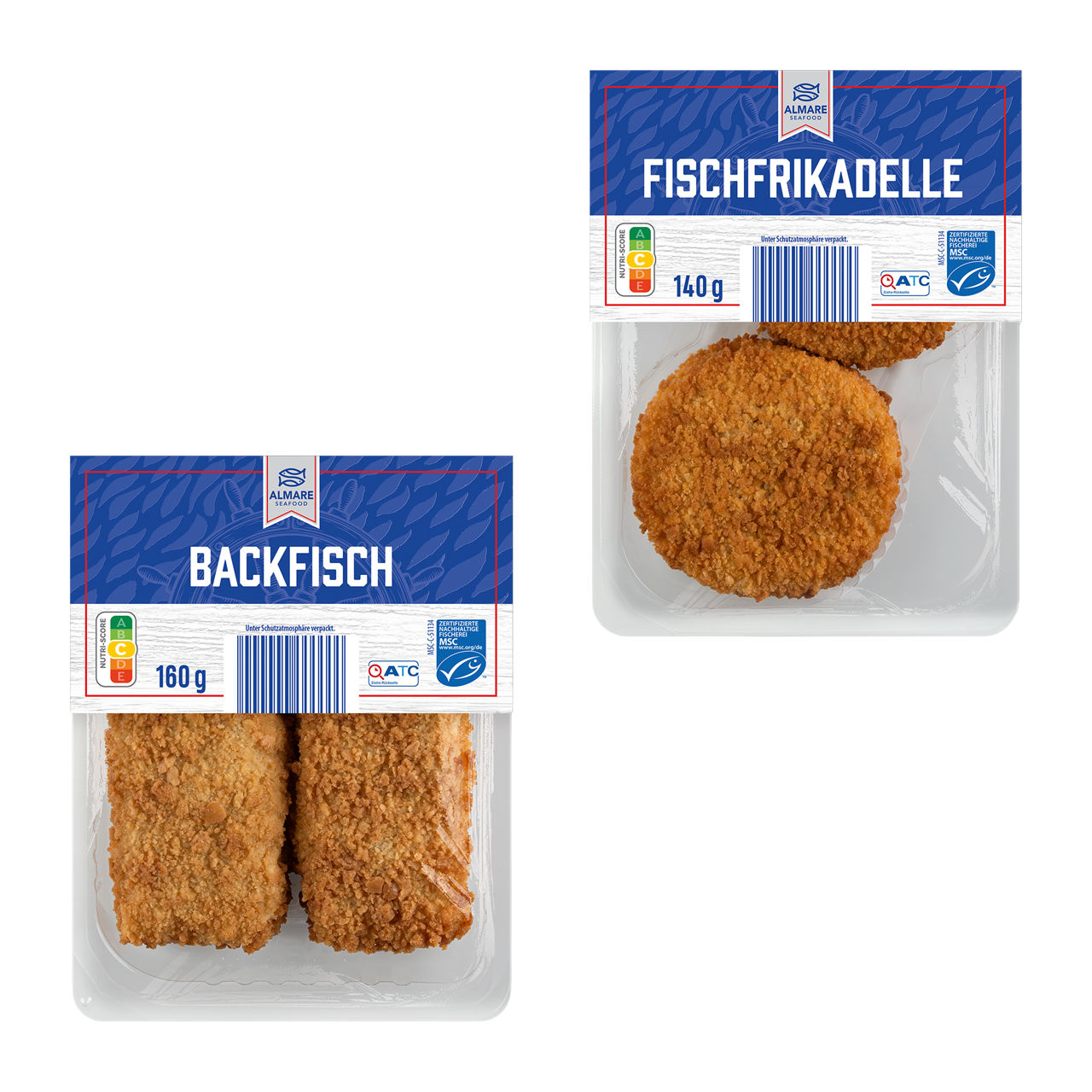 Fischfrikadelle / Backfisch
