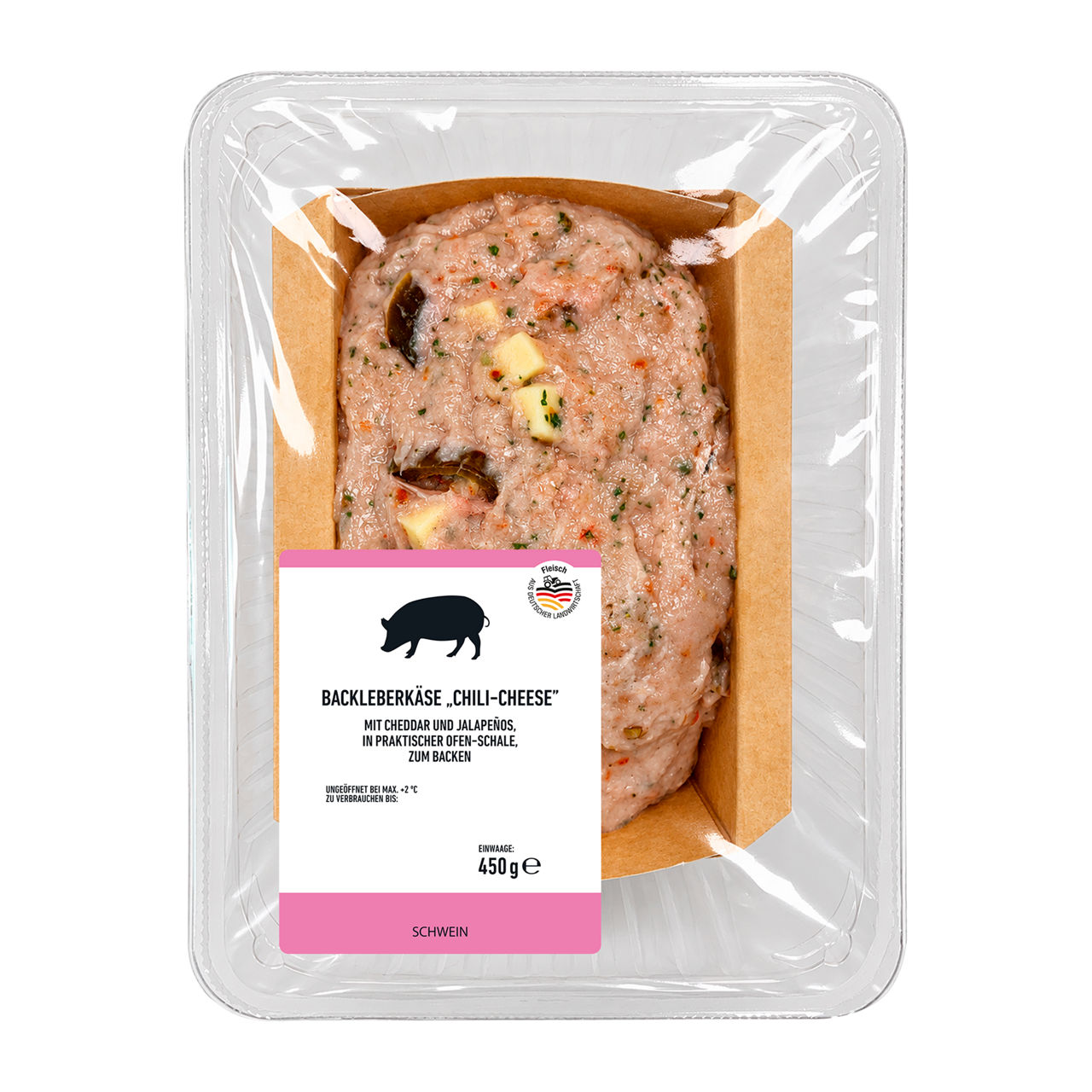  Backleberkäse "Chili-Cheese"