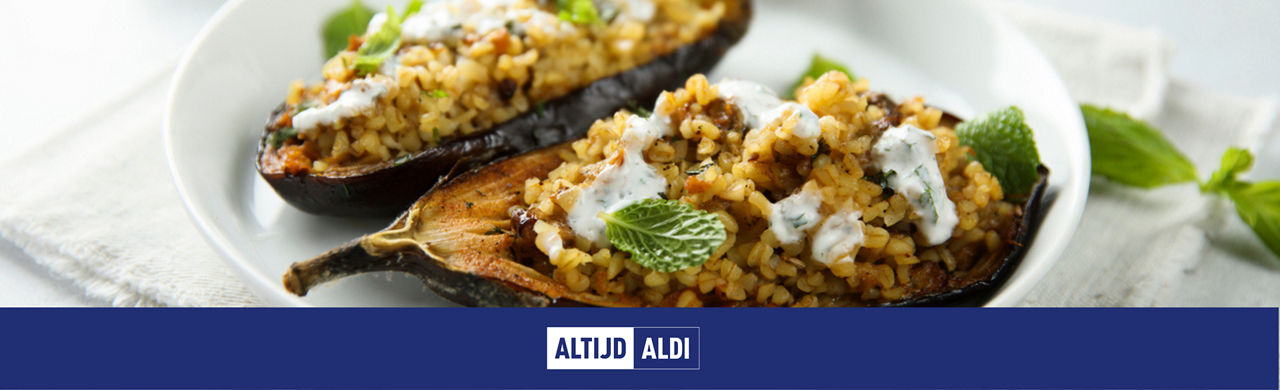Gevulde aubergine 