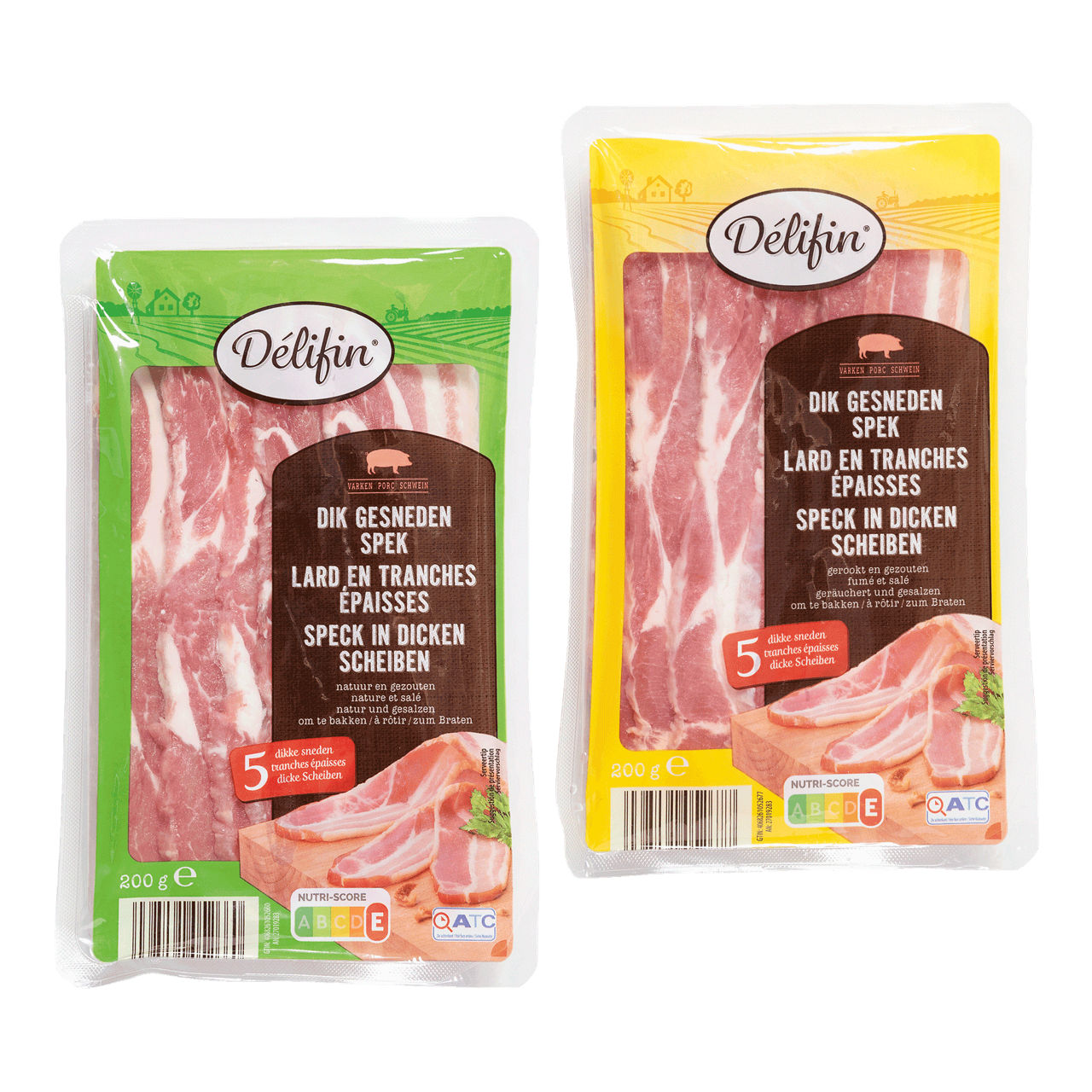 DÉLIFIN Dik gesneden spek (200 g)