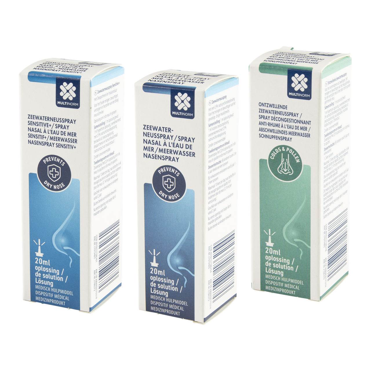 Multinorm Zeewaterneusspray (2 x 20 ml)