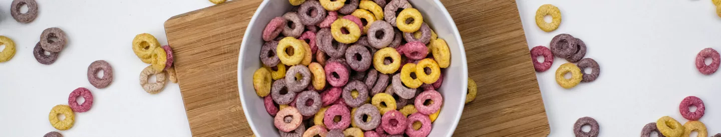 Caja de cereales azucarados 