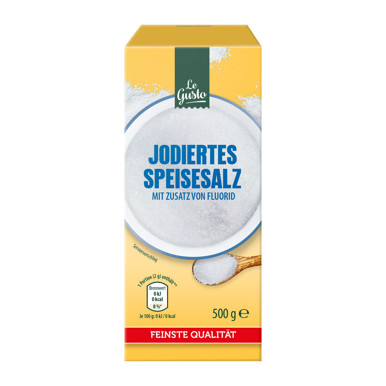 Jodiertes Speisesalz