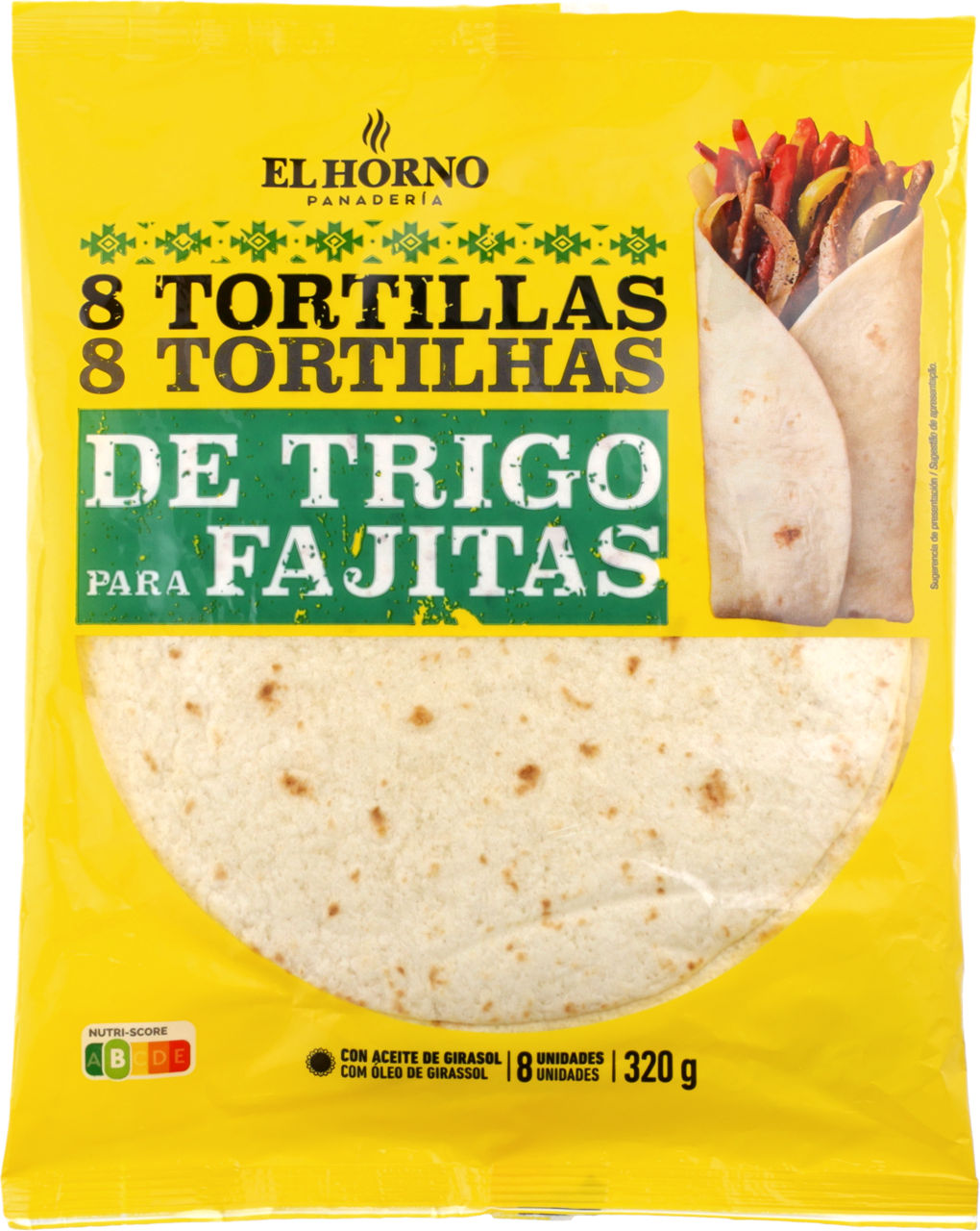 Tortillas de trigo 320 g