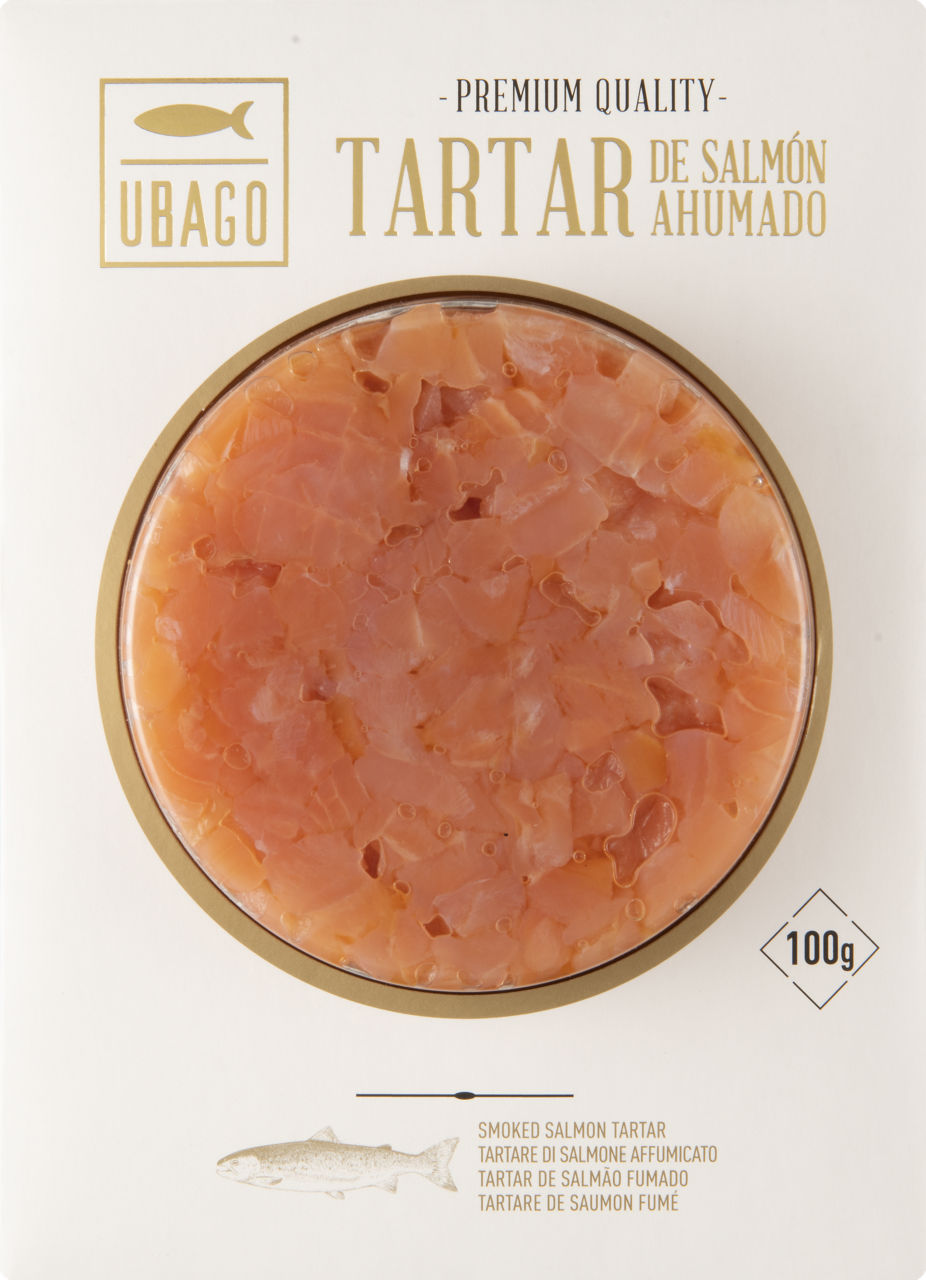 Tartar de salmón ahumado 100 g