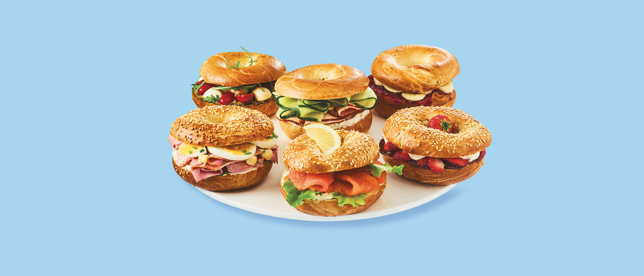Feestelijke bagels bij ALDI