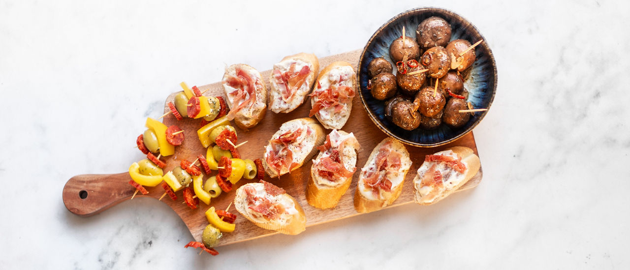 makkelijke tapas voor bij de borrel bij ALDI