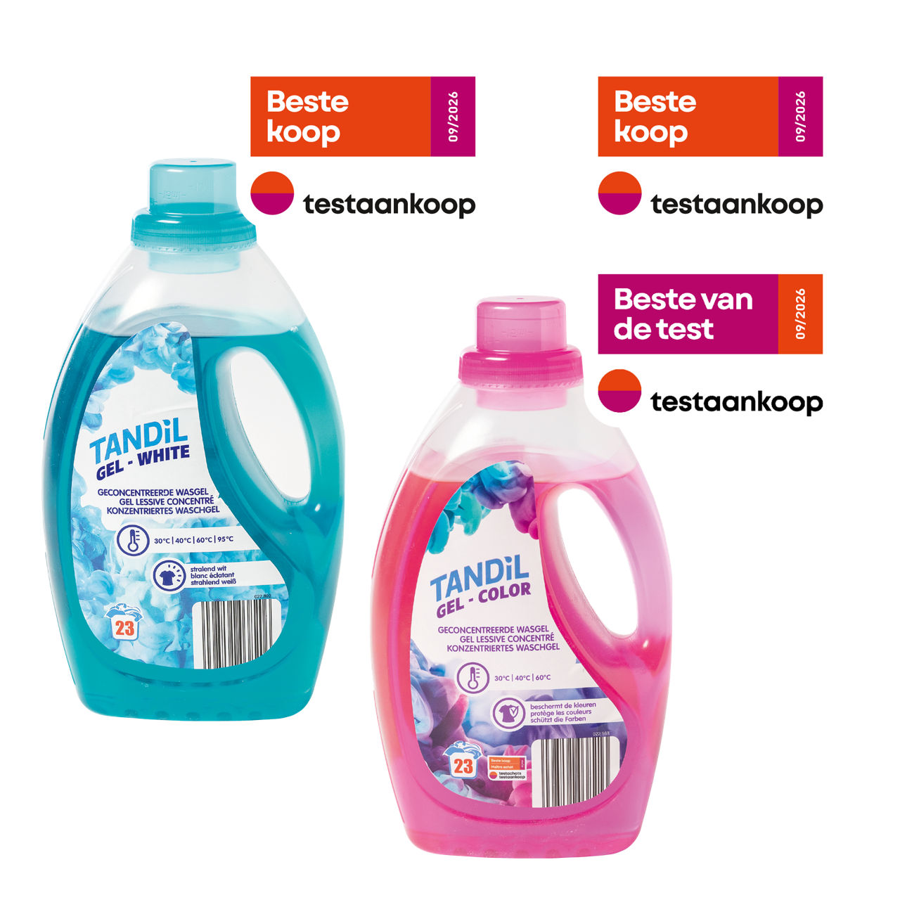 TANDIL Geconcentreerde wasgel (23 wasbeurten, 1.495 l)