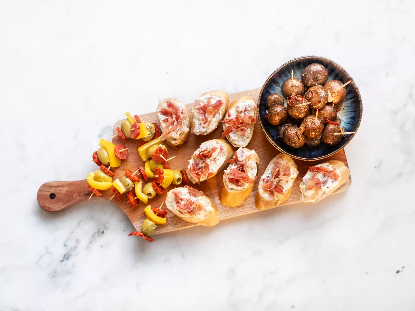 Makkelijke tapas voor bij de borrel bij ALDI